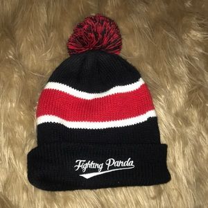 Fighting Panda beanie